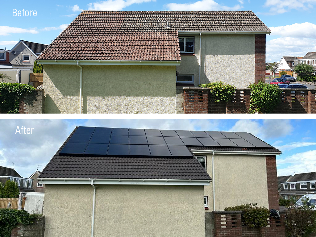 Solar PV Install in Troon